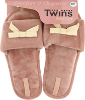 Капці відкриті домашні жіночі Twins №5600 38-39 бежевий