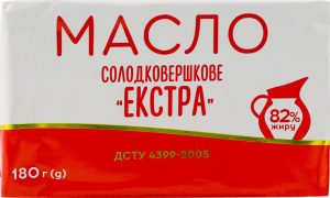 Масло Екстра солодковершкове 82% 180г Альдіс Д