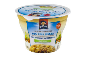 Quaker Instant Oatmeal 50% Less Sugar Apple Walnut