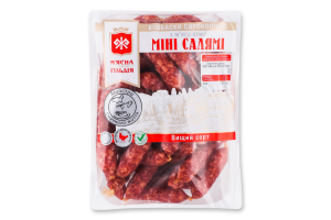 Ковбаски з м'яса птиці Міні салямі М'ясна Гільдія в/с с/к кг