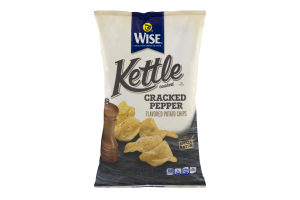 Wise Kettle Cooked Cracked Pepper Potato Chips