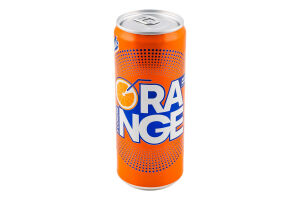 Напій безалкогольний соковмісний сильногазований Orange Живчик ж/б 0.33л
