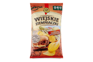 Чіпси Wiejskie Ziemniaczki Тушк свинина 130г