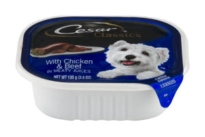Cesar Classics Caninie Cuisine With Chicken & Beef