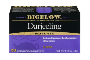 Bigelow Black Tea Darjeeling - 20 CT