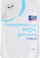 Корм консервований для котів з рибою aro д/п 100г