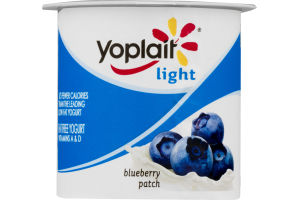 Yoplait Light Fat Free Yogurt Blueberry Patch