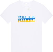 Футболка чоловіча Libertine Proud to be Ukrainian №1207 XL білий