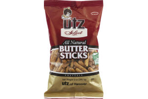 Utz Select All Natural Butter Sticks Pretzels