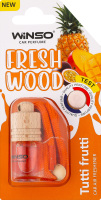 Ароматизатор д/авто Fresh Wood Tutti Frutti 4мл блістер Winso