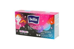 Тампони For teens mini 16шт Bella