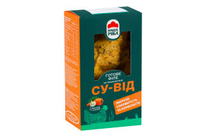 Філе куряче з овочами та зеленню Су-від Наша ряба охол к/у 300г