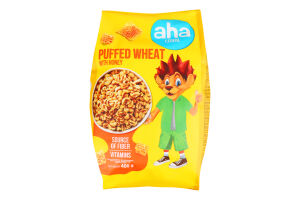 Сніданок сухий Aha Puffed Wheat з медом