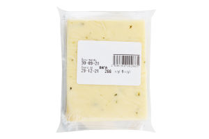 Єврогруп Сир Пікантний з зеленню та часником ваг. фас