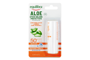 Стік Equilibra сонцезах Алое вера SPF50+UVA UVB IR