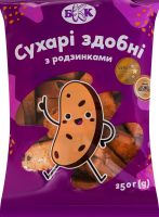 Сухари сдобные с изюмом БКК м/у 250г