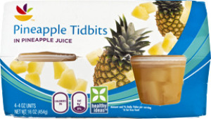 Ahold Pineapple Tidbits - 4 CT