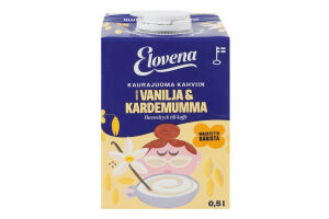 Молоко овсяное к кофе с ванилью и кардамоном Barista Elovena т/п 500мл