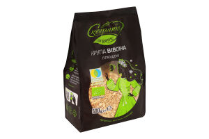 Крупа вівсяна плющена органічна Сквирянка м/у 500г