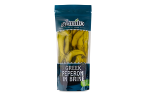 Перець пепероні грецький в розсолі консервований Almito д/п 250г