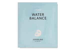 Маска для кожи лица гидрогелевая увлажняющая Water balance Lindsay 25г
