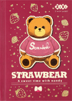 Блокнот ZiBi Kids Line Bear Toy А6 64 арк. кліт. св.коричневий