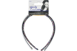 Goody Fashionow Headbands - 2 CT