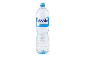 Вода мінеральна негазована Akvile п/пл 1.5л