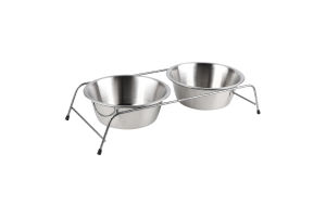 Набір мисок д/собак 2х850мл на підставці 39х17,5х9
