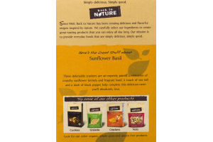 Back To Nature Sunflower Basil Crackers