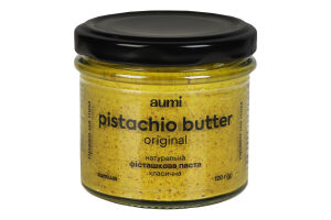 Паста фисташковая натуральная классическая Aumi с/б 120г