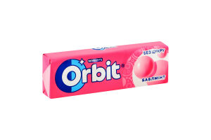 Гумка жувальна без цукру з підсолоджувачами Баблмінт Orbit м/у 14г
