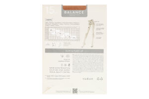 Колготки жіночі Conte elegant Balance 20den 5 natural