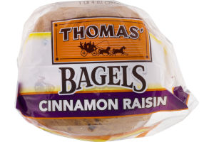 Thomas' Bagels Cinnamon Raisin Pre-Sliced - 6 CT