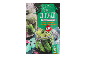 Приправа для консервування з кропом, часником та листям смородини Хрусткі огірочки Pripravka м/у 45г