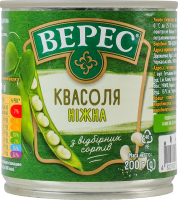 Фасоль отварная стерилизованная Нежная Верес ж/б 200г