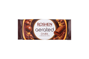 Шоколад екстрачорний пористий Roshen м/у 80г