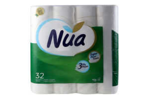 Папір туалетний NUA 3 шаровий