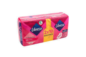 Прокладки гигиенические Normal wings Ultra Thin Libresse 20шт
