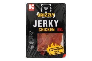 Джерки м'ясні Chicken з м'яса птиці с/к в/г 100г газ/уп Grizzly