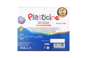 Пластилін Class Чисті руки 6 шт. ECO 7625С 100 г