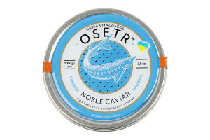 Икра сибирского осетра зернистая Noble caviar Osetr в/с ж/б 100г