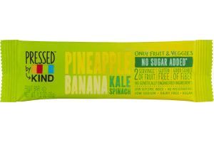 Pressed by KIND Pineapple Banana Kale Spinach Fruit Bar