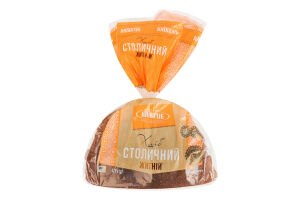 Хлеб половинка в нарезке Столичный ржаной Київхліб м/у 475г