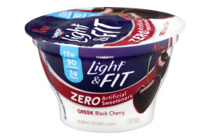 Dannon Light & Fit Greek Yogurt Black Cherry