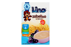 Каша вівсяна Lino зі сливою