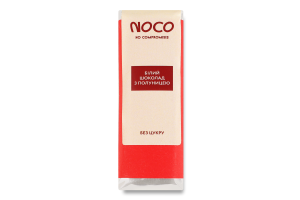 Шоколад белый с клубникой без сахара NOCO к/у 23г