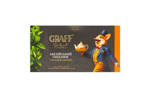 Чай черный байховый Английский завтрак Graff к/у 20х2г