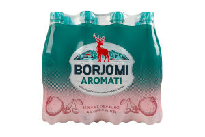 Напиток безалкогольный сильногазированный с ароматом вишни и граната Aromati Borjomi п/бут 500мл