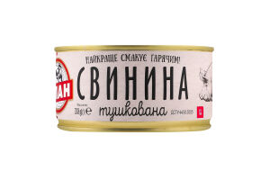 Свинина тушеная стерилизованная Алан ж/б 338г